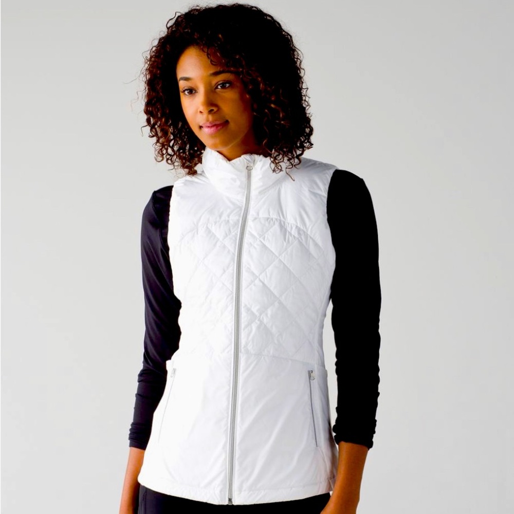 Lululemon Down for a Run Vest white